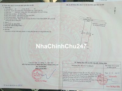 Chính chủ Bán đất trồng cây ấp 8 xã Lương Hòa, Bến Lức, Long An