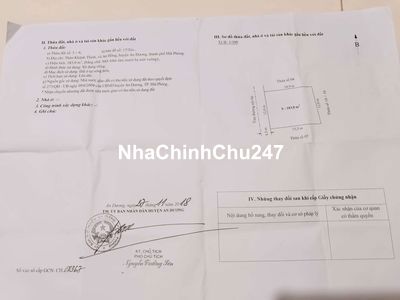 BÁN LÔ ĐẤT CHÍNH CHỦ 183m2 ở Chung cư Khánh Thịnh An Hồng An Dương HP