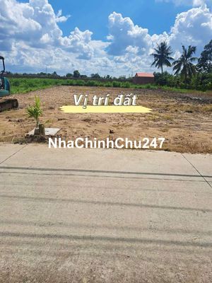 Đất thổ cư 262,8 m2 (6×43,8 mét) Hòa Phú Châu Thành