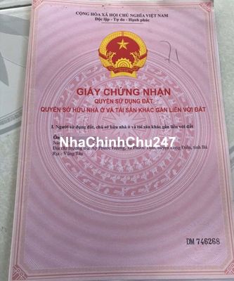 CHÍNH CHỦ CẦN BÁN