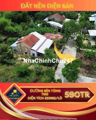 Đất lô đường 7m5 - sạch sẽ dân cư sẵn sàn - Điện Quang