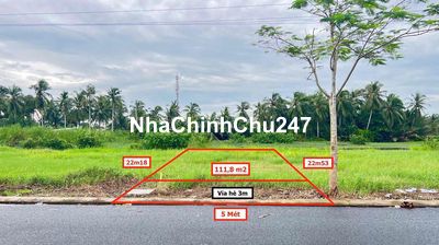 Đất Khu dân cư Chợ Tắc Cậu gần Trường Mầm Non, 5x22, full thổ, Sổ Hông