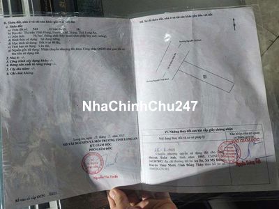 Bán Đất Thị Trấn Vĩnh Hưng