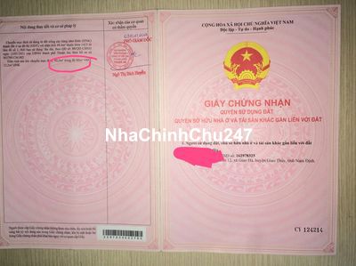 Bán đất chính chủ thổ cư