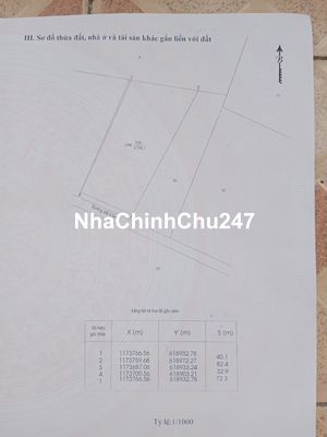 Chính chủ cần bán 2758m2 đất MT đường Khu dân cư Bà Xán