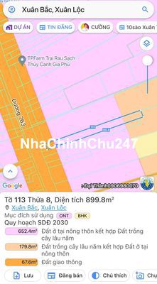 Bán đất MT TL 763 nhựa 10m, Xuân Bắc, Xuân Lộc, Đồng Nai, 7.5x120m