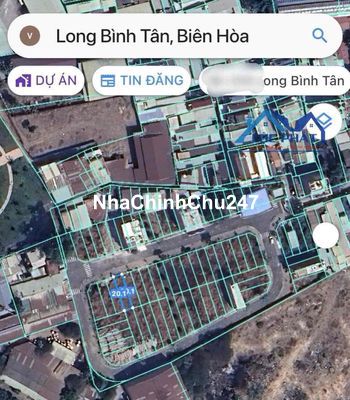 Đất thổ cư phường Long Bình Tân  diện tích 90m2 giá 2,7 tỷ