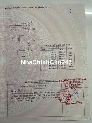 Chính chủ đất Trung An 181m2 full thổ cư