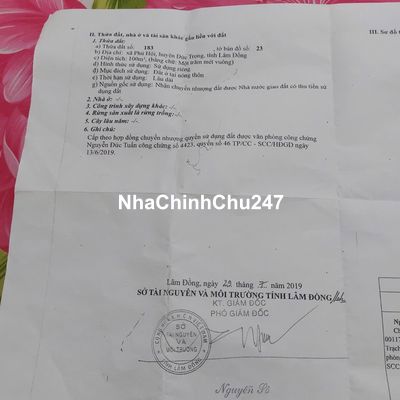 Nhà chính chủ khu dân cư Pre