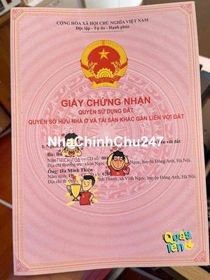 chính chủ bán đất ngọc chi vĩnh ngọc