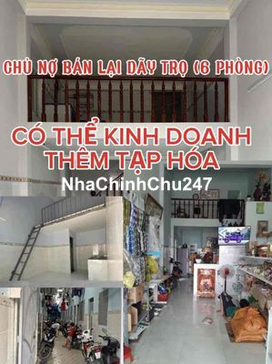 CHỦ NỢ NGÂN HÀNG CẦN BÁN GẤP DÃY TRỌ 6 PHÒNG +1 KIOT (GIÁ: 890TR )