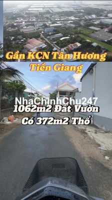 1062m2 Đất Vườn đường Nhựa gần KCN Tân Hương