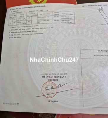 Chính chủ Bán nhà mặt phố yên lộc. 2 mặt đường