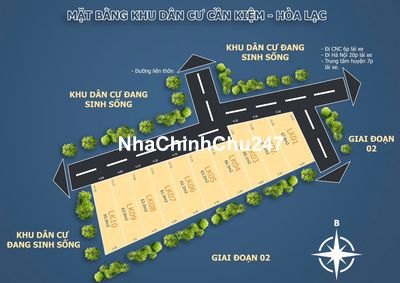 Chính chủ cần bán gấp mảnh đất cách khu CNC Hòa Lạc 2km