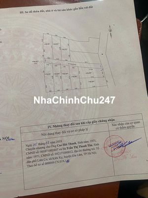 BÁN MẢNH 42M2 ĐẤT CHU XÁ, KIÊU KỴ NGAY ĐƯỜNG VEN QL5B. GIÁ HƠN 3 TỶ.