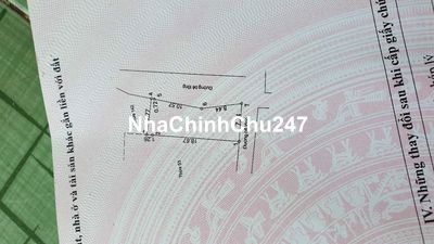 Đất Nhà Chính Chủ Thổ Cư Hoàn Toàn