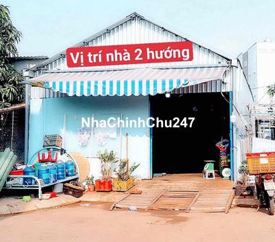 Cần bán gấp lô đất 2 MT có sẵn nhà tiền chế cạnh chợ Đầu mối thủ Đức