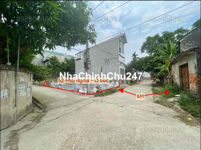 lô góc 52m đất thổ cư Phú Nghĩa - Chương Mỹ