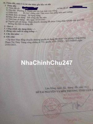 Nhà đất giá tốt khu vực đất “vàng” trung tâm tp Đà Lạt