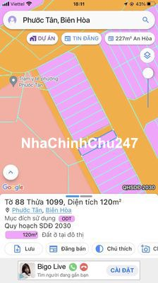 Đất thổ cư chính chủ, lô góc ở khu dân cư an hưng phát