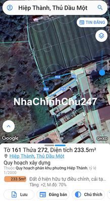 Chính chủ bán đất P.Hiệp Thành, hẻm xe hơi, gần trường Việt Anh