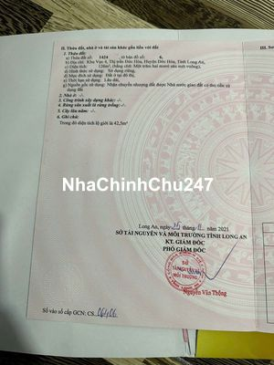 100% EM CHỦ ĐẤT CẦN BÁN GẤP ĐẤT TT ĐỨC HÒA