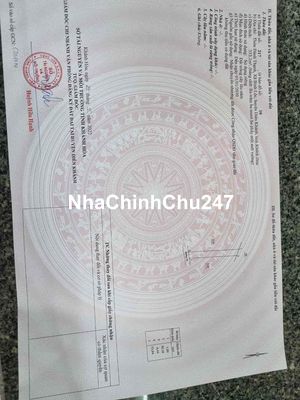 đất chính chủ cần bán. thôn đảnh thạnh diên khánh. cách QL 27 1km