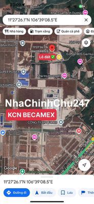 Bán lô đất đường số 32, P. Minh Thành.10x35m.