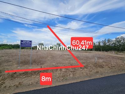 (Phát Mại) lô đất 8x60 đường xe tải - cách vòng xoay Võ Thị Sáu 4km