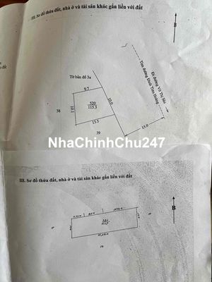 Cần bán đất đã có nhà ở, điện 3 pha…