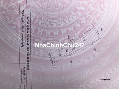 Đất thành phố Gò Công, Tiền Giang 271m2(6,5x34) nở hậu 9m, có 100 thổ