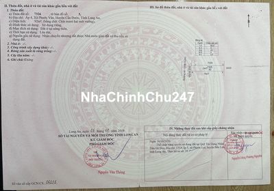 92 m2 - đất cách chợ Phước Vân 150m - đường 8m - lề 2.5m