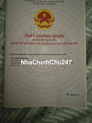 Chính Chủ Bán Nhà Giá Rẻ Ở Thị Trấn Diên Khánh Giáp TP Biển Nha Trang