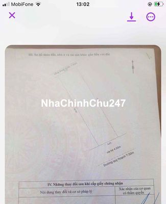 Đường Trà Na 4 chính chủ bán đất đường 7m5