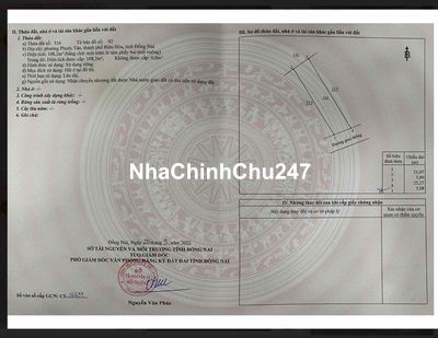 Chính Chủ Bán Gấp Lô Đất Sổ Riêng, Thổ Cư 100%, Phước Tân, Biên Hoà