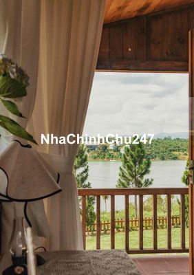 Bán lô đất tặng căn nhà gỗ view hồ tại Bảo Lộc 1000m2/800 triệu.