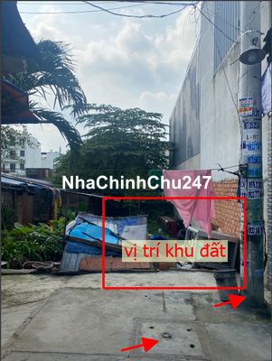 Bán đất thổ cư SHR chính chủ 60m2 hẻm 47 cách chợ Bình Thành 150m