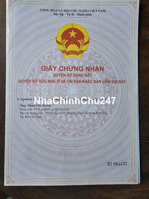 Cần bán gấp đất thổ cư chính chủ