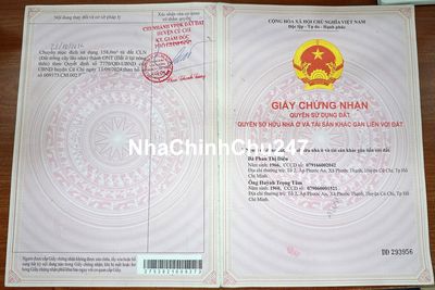 Bán đất Thái Mỹ Củ Chi 1687m2 thổ cư 158m2. Giá bán 4 tỷ 500 triệu.