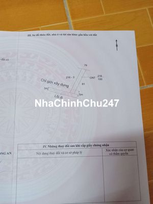 Cần bán đất nhà chính chủ