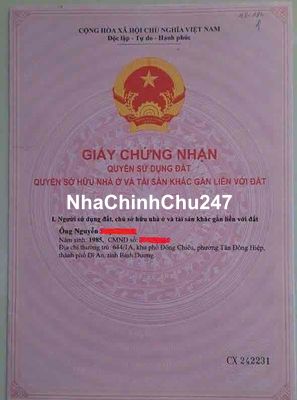 Chính chủ cần bán lô đất Uyên Hưng Tân Uyên