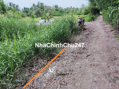 Ba nền thổ cư 5x36m ấp 1A Hựu Thạnh Đức Hoà