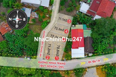 Đất Thổ cư Suối Hiệp Cạnh Công Ty Yến Sào gần Quốc Lộ 1A.Giá rẻ 579 Tr