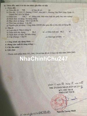 cần bán gấp nhà cấp 4 chính chủ