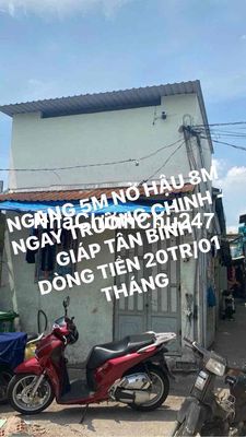 HẺM Ô TÔ - NGAY TRƯỜNG CHINH  - NGANG 5 NỞ HẬU 8M DÀI 33M