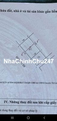 CHÍNH CHỦ BÁN NHÀ PHÂN LÔ Ô TÔ SỐ 10 NGÕ 57 TRUNG VĂN:45M, 5T, MT 5.6M