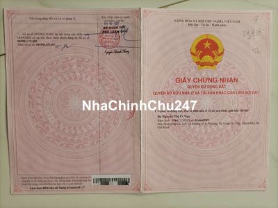 NHÀ CHÍNH CHỦ - SỔ ĐANG VAY NGÂN HÀNG