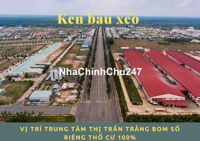 Bán gấp lô đất gần KCN Bàu Xéo, thổ cư 100%, sổ hồng riêng