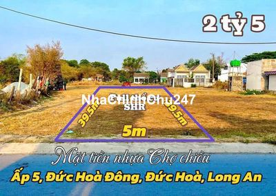 Chính chủ gửi bán mặt  tiền bình tả 12m. DT 5 x 39.5 thổ cư