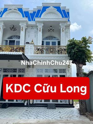 NHÀ TRỆT LẦU + FUL NỘI THẤT - KDC CỮU LONG - GẦN ĐH Y DƯỢC